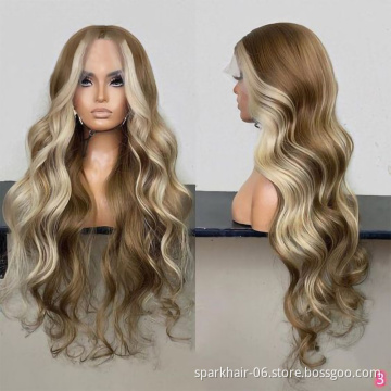 Wigs Brazilian Raw Unprocessed Virgin Hair Wigs Sunlight Pre Plucked Hair Line With Baby Hair 13 * 4 Hd Lace Frontal Wigs